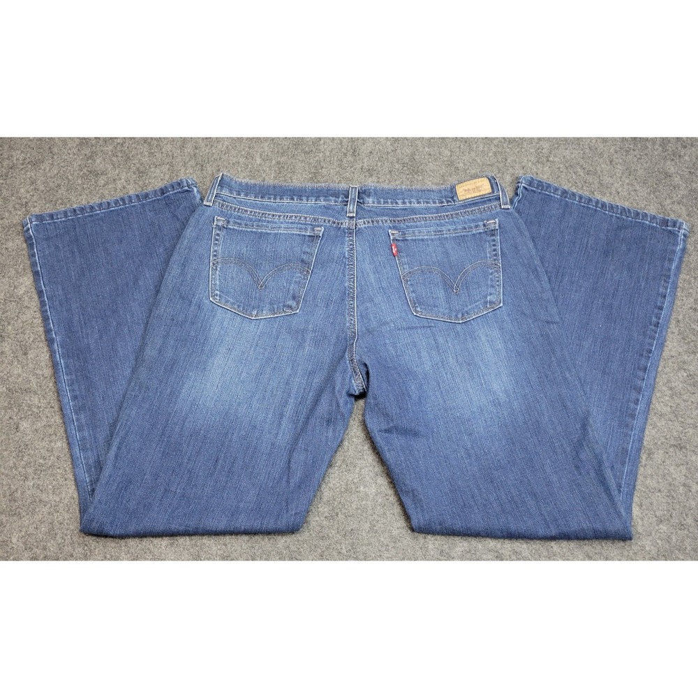 Levis 544 Jeans Womens 16M Blue Denim Y2K Streetwear Ultimate Lift Bootcut Leg